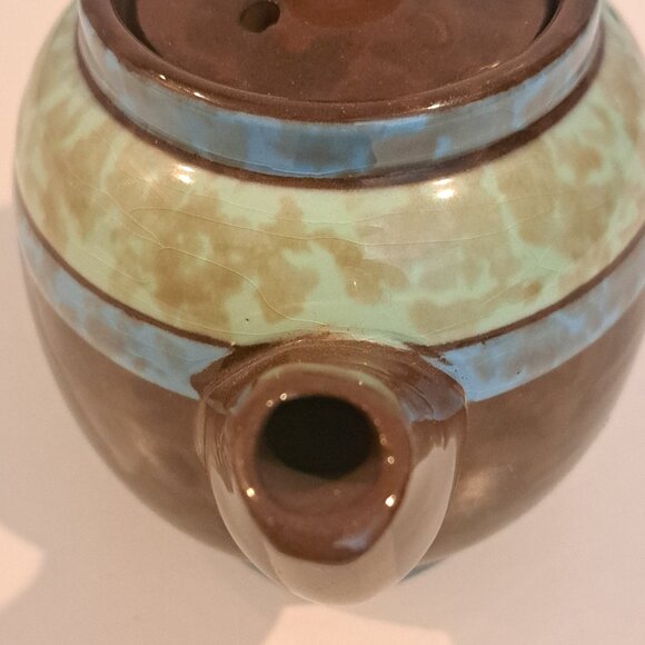 Vintage Sadler Staffordshire, England Brown Betty Glazed Single Serve Teapot - Picture 14 of 15